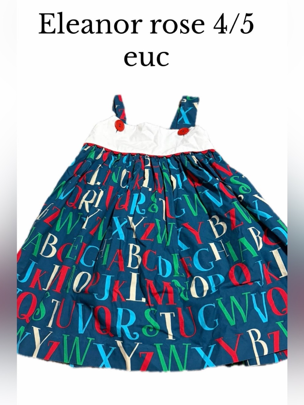 Eleanor rose 4/5 school dress